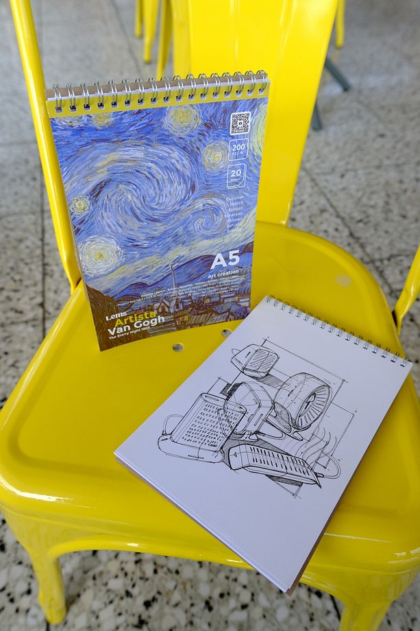 Artista A5 Lems Van Gogh - The Starry Night (Yıldızlı Gece) A5 Sketchbook Eskiz Defteri 200 Gr. - 2