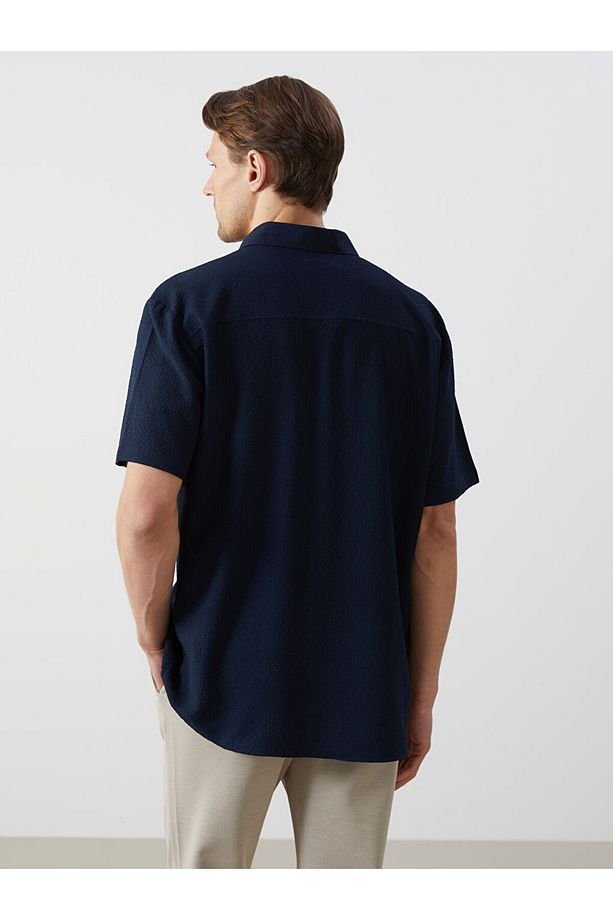LCW Vision Regular Fit Kısa Kollu Erkek Gömlek - 4