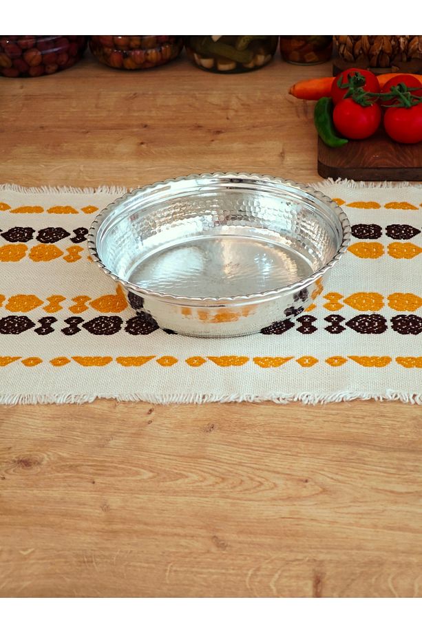 Bakır Derin Servis Tabak Kase 24 cm - 5