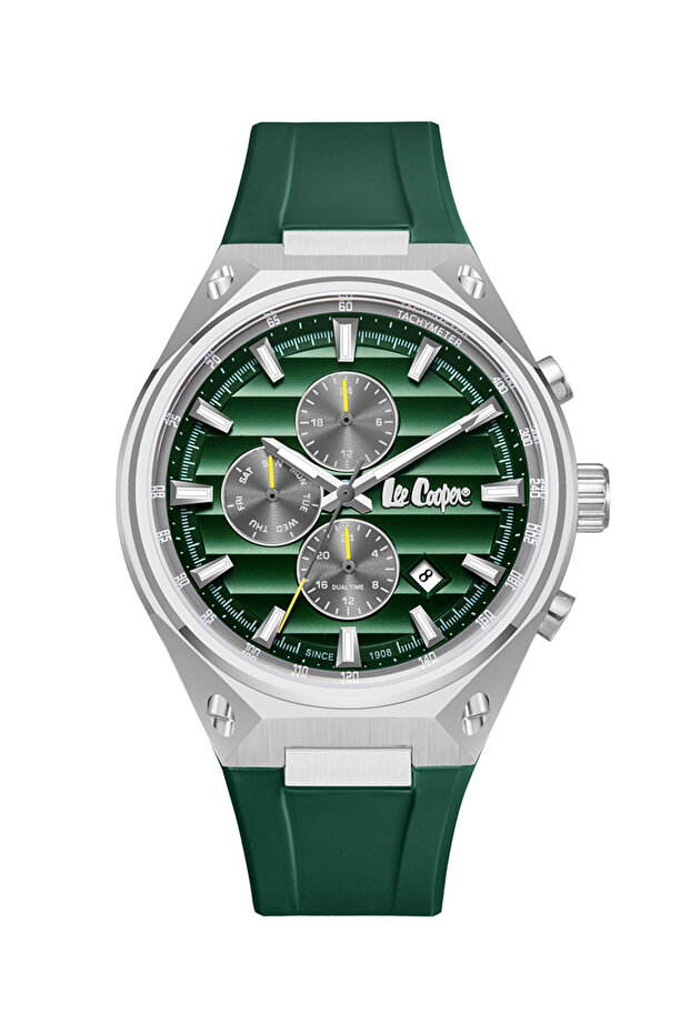 Lee Cooper Men's Multi Function Green Dial Watch - LC08063.377