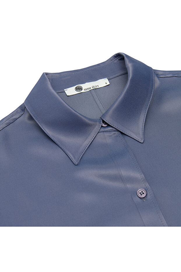 - Basic Saten Gömlek - 1