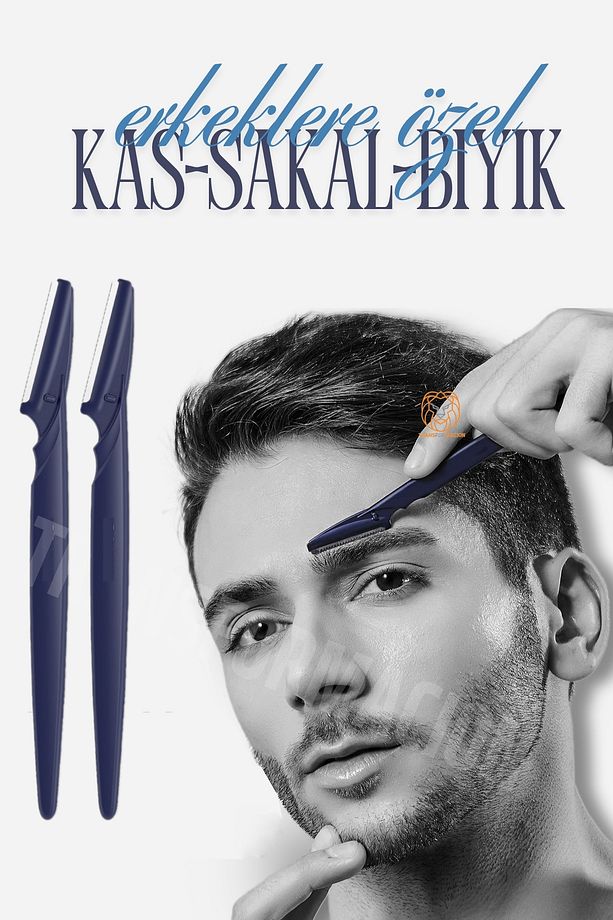 Erkek Kaş Şekillendirme Tüy Alma Jileti 2 ADET 721252 - 1
