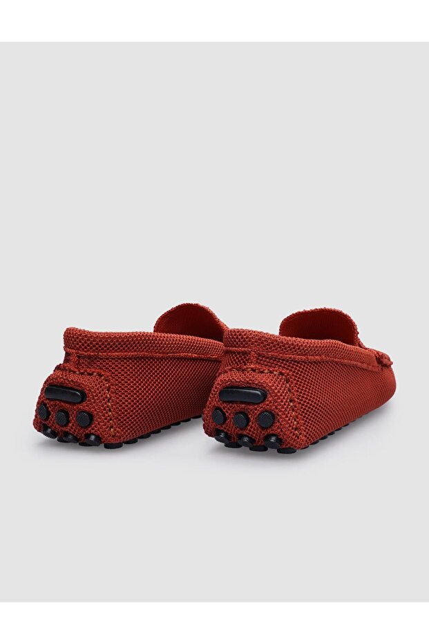 Triko Turuncu Erkek Loafer - 3