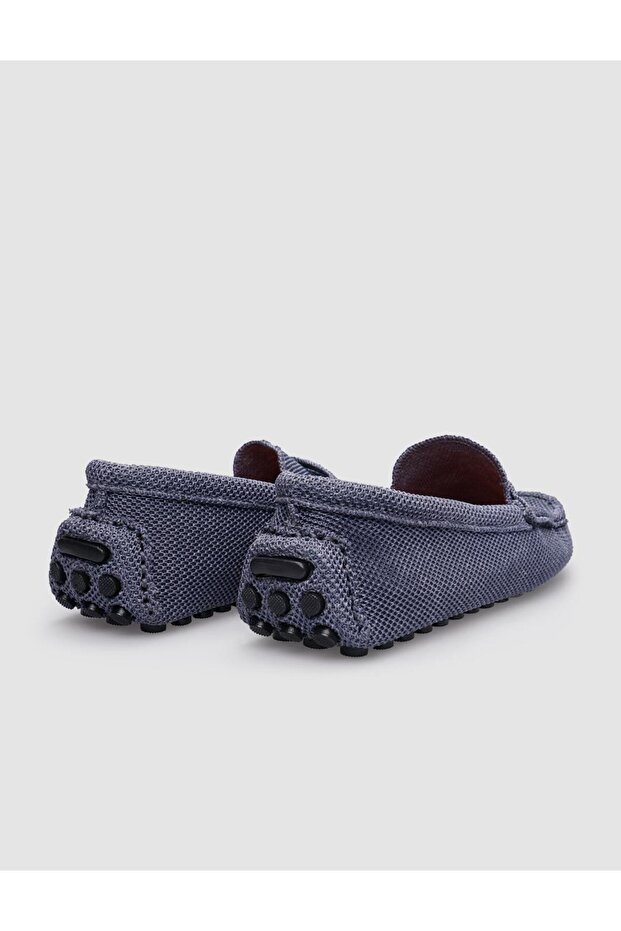 Triko Mavi Erkek Loafer - 3