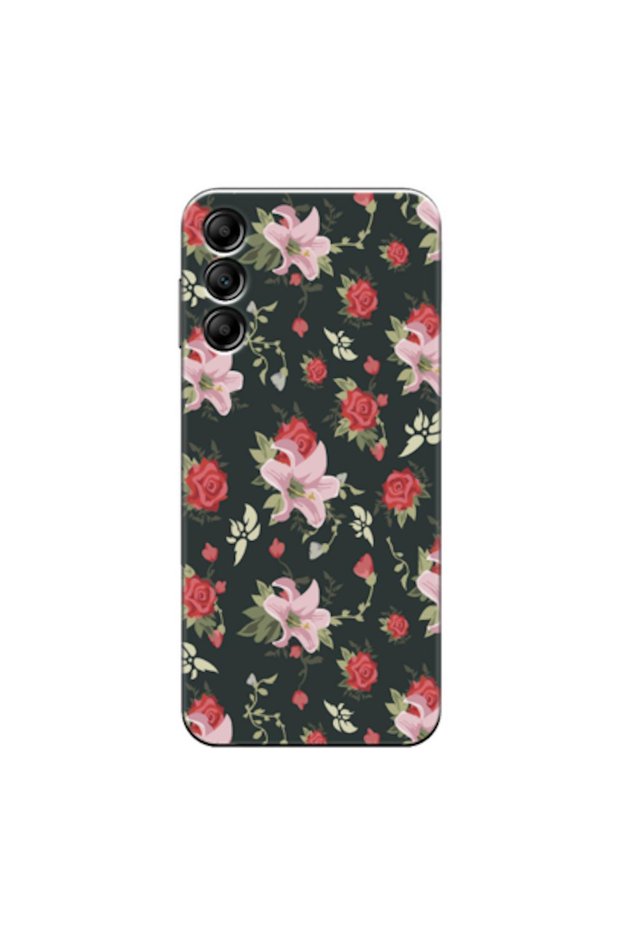 Samsung Galaxy A16 Compatible Case Spring Flowers 1 Silicone Case (Printed)