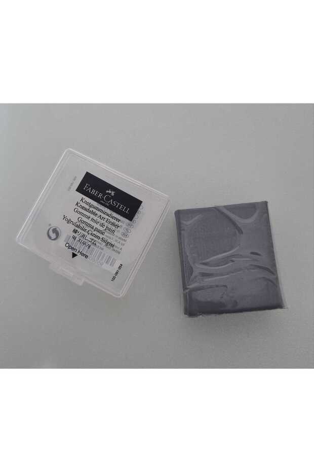 Faber-Castell Dough Colored Eraser - Plastic Box, Gray (3 Pieces)