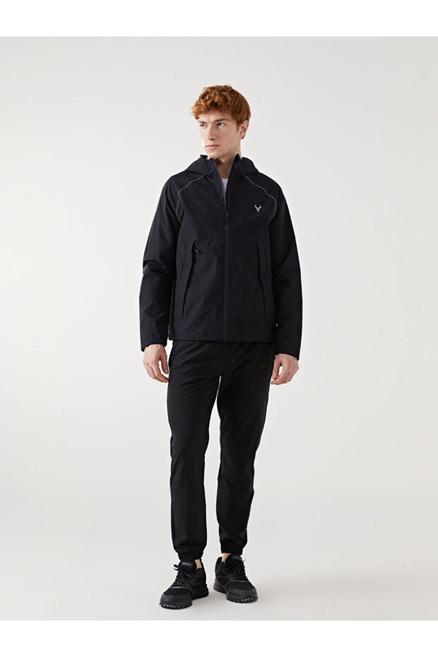 XSIDE ACTIVE Kapüşonlu Uzun Kollu Erkek Fermuarlı Sweatshirt - 2