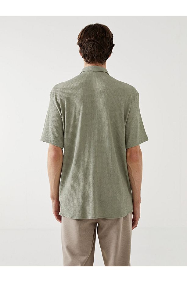 LCW Vision Regular Fit Kısa Kollu Erkek Gömlek - 4