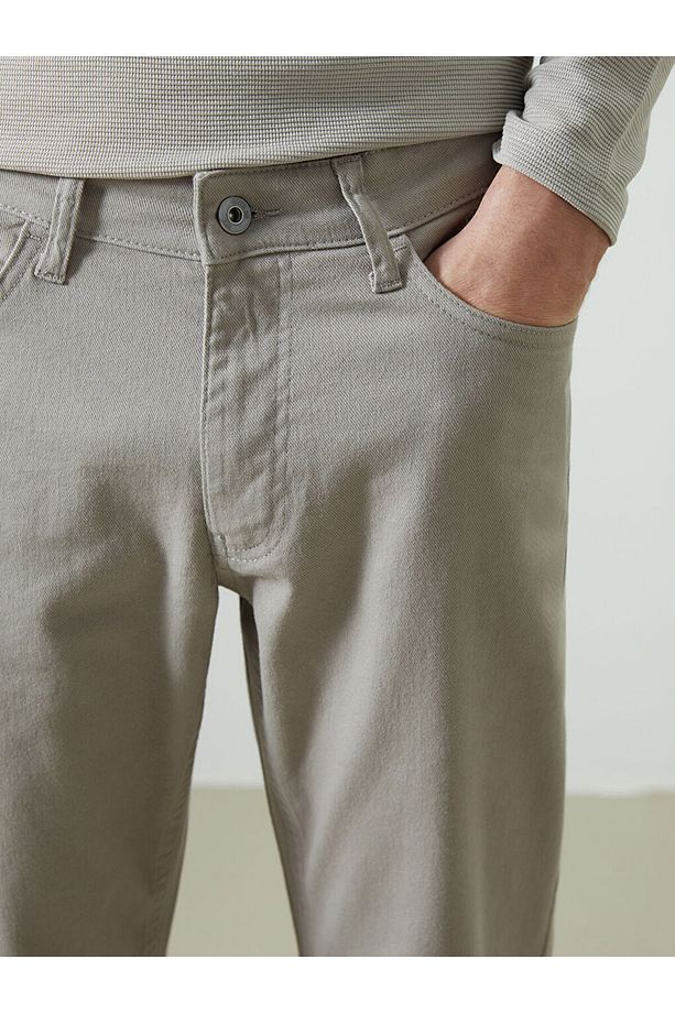 LCWAIKIKI Basic Standart Kalıp Gabardin Erkek Chino Pantolon - 3