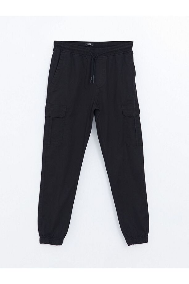 XSIDE Standart Kalıp Gabardin Erkek Jogger Pantolon - 5