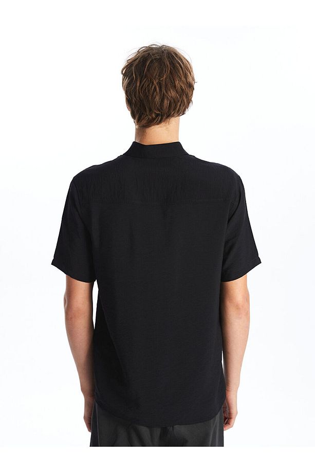 LCW Regular Fit Kısa Kollu Erkek Gömlek - 4