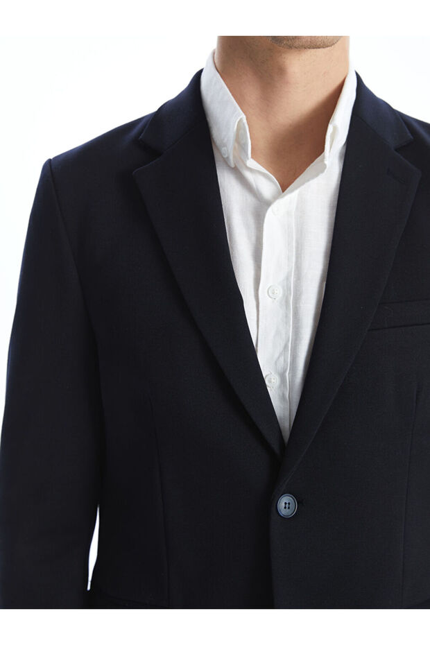 LCWAIKIKI Formal Dar Kalıp Erkek Blazer Ceket - 3