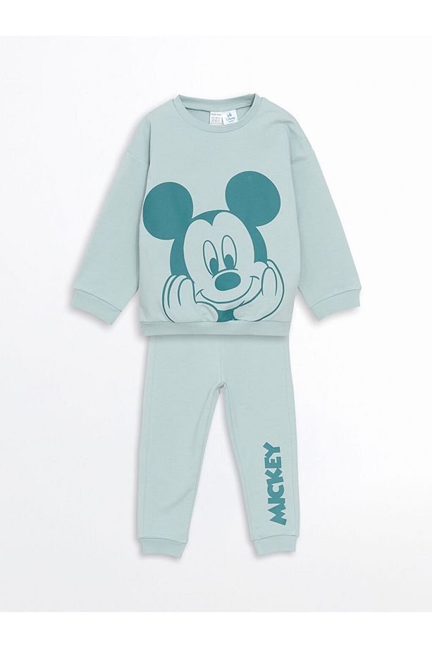 LCW Baskılı Erkek Bebek Sweatshirt ve Eşofman Alt 2'li - 1
