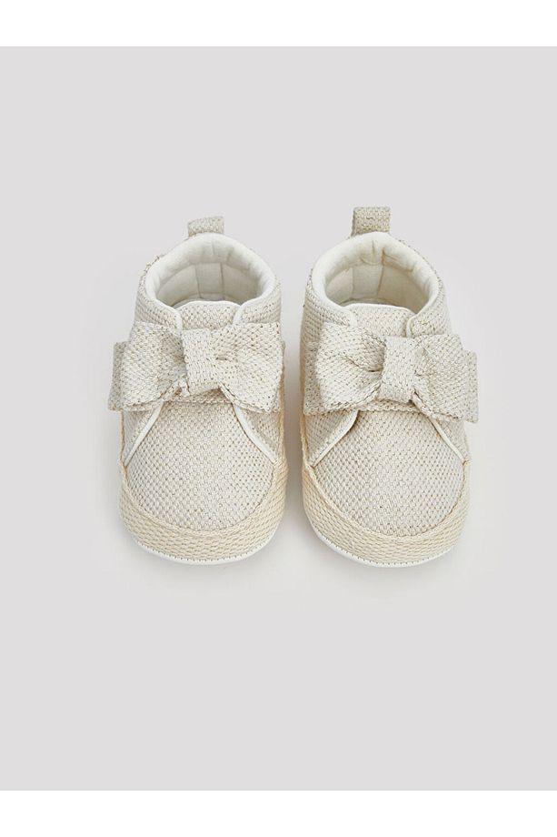 LCW STEPS Fiyonk Detaylı Kız Bebek Yürüme Öncesi Ayakkabı - 3