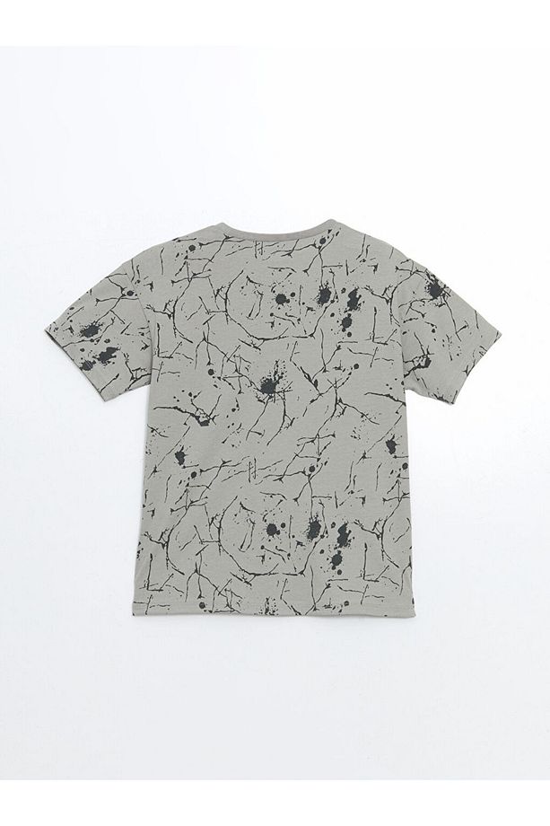 LCW Kids Bisiklet Yaka Erkek Çocuk Şortlu Pijama Takımı - 3