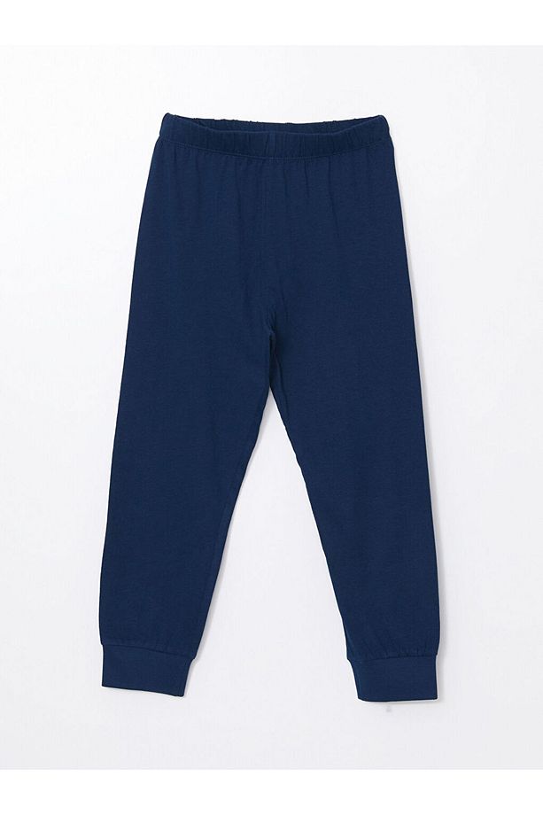 LCW Kids Sari Bisiklet Yaka Erkek Çocuk Pijama Takımı - 5