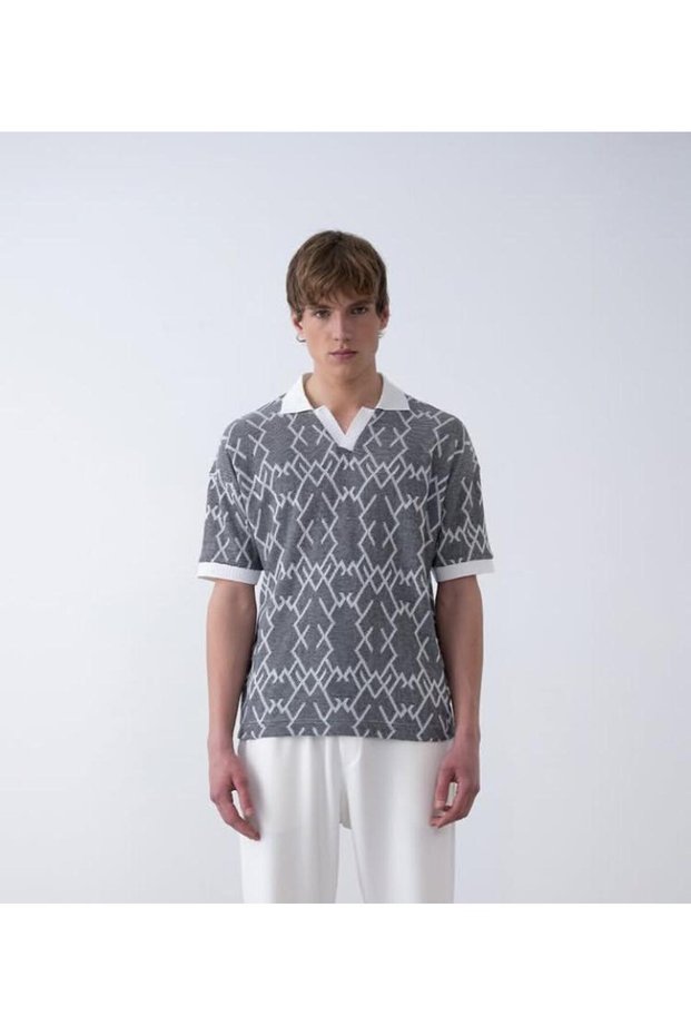 Knitwear Polo Neck T-Shirt