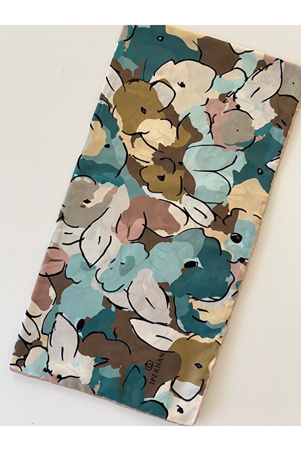 وشاح رقيق من القطن بنمط أكاسيا - 3