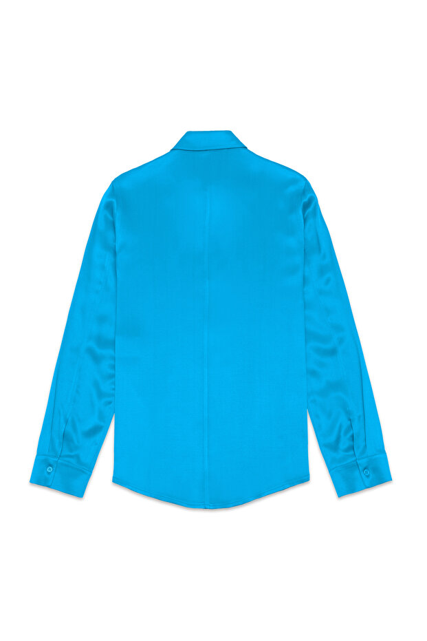 - Saten Krep Basic Gömlek - 4