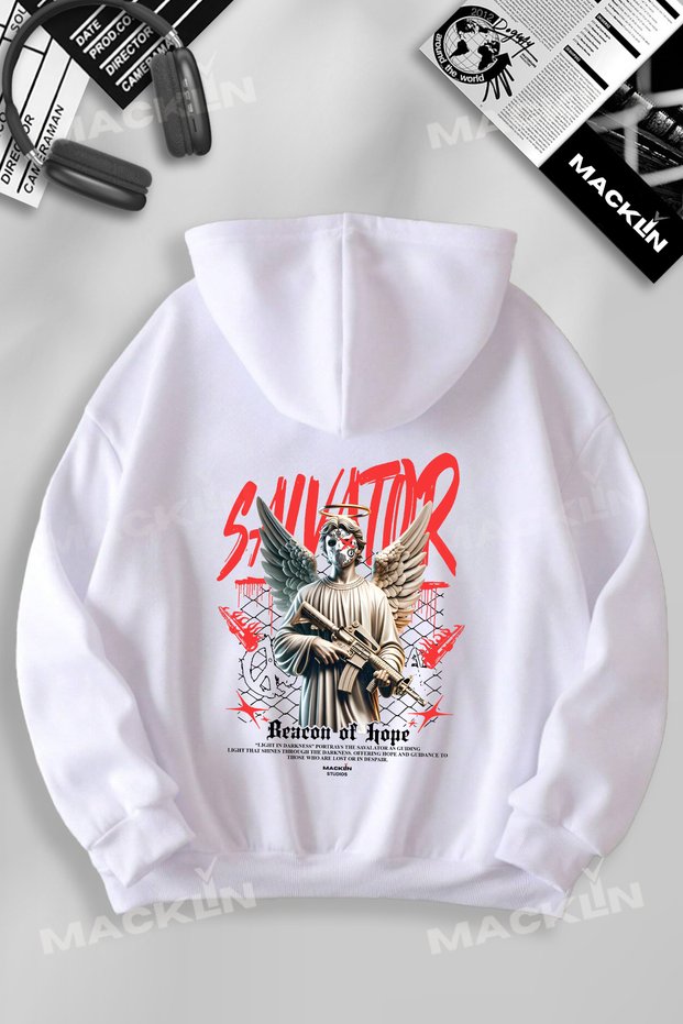 Salvator Reacon Printed Unisex Hooded Sweatshirt