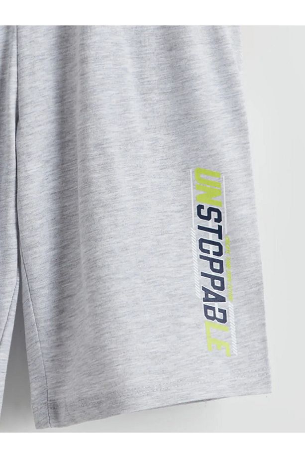 LCW Kids Beli Lastikli Erkek Çocuk Pijama Şort 2'li - 6