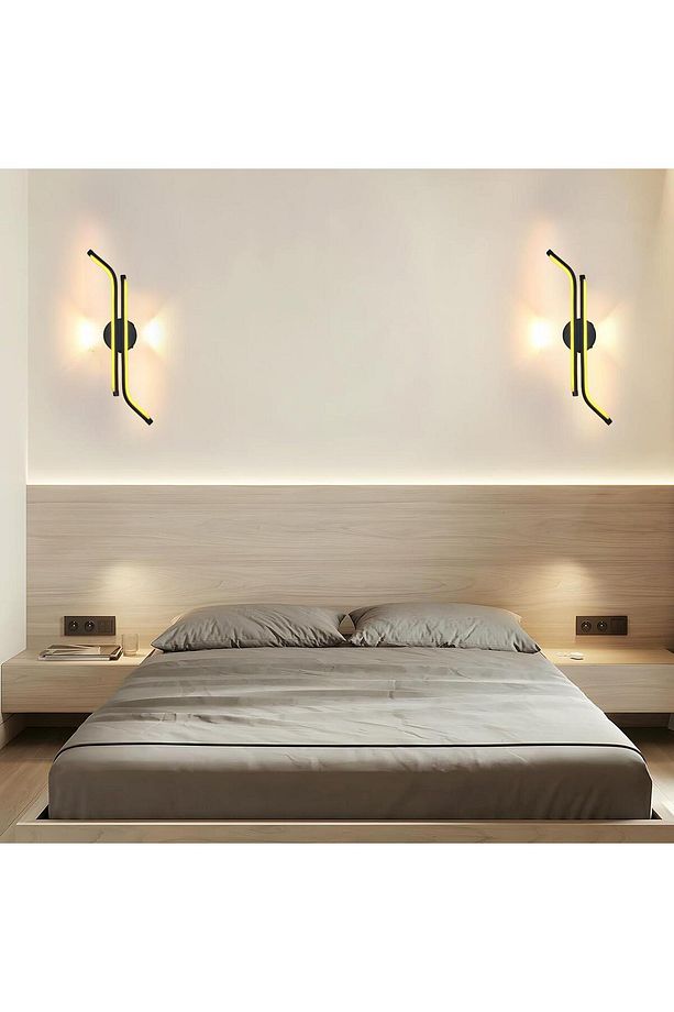 PİLLİ DALGA MODEL DUVAR APLİK GÜNIŞIĞI 3000K - 4