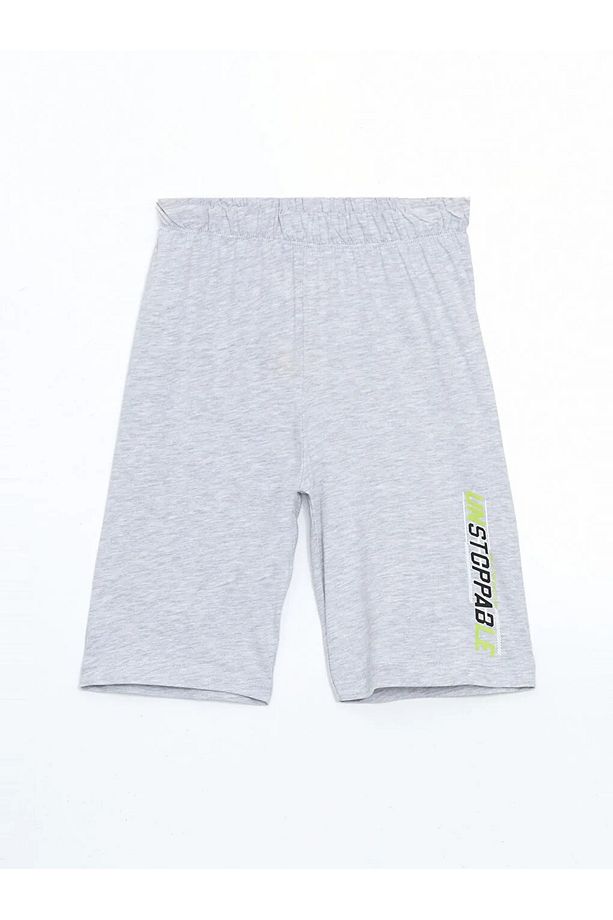 LCW Kids Beli Lastikli Erkek Çocuk Pijama Şort 2'li - 4