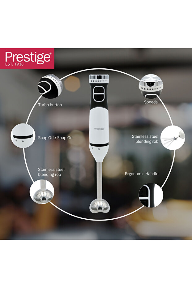 Hand Blender 600W | 2-in-1 Hand Mixer & Food Processor with Turbo Button | PR54945 - 4