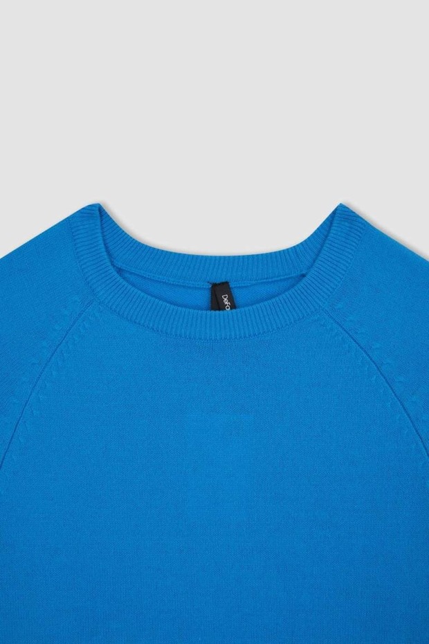 Regular Fit Bisiklet Yaka Kazak - 6