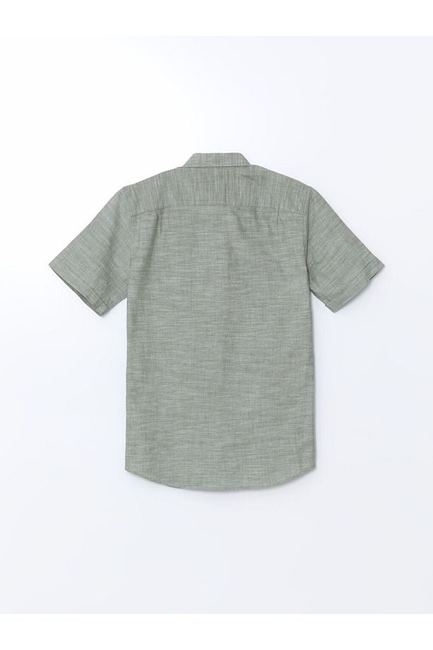 LCWAIKIKI Classic Regular Fit Kısa Kollu Poplin Erkek Gömlek - 2