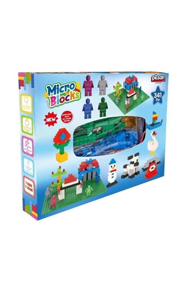 Akrobat Adamlı Micro Bloklar 341 Parça - 7