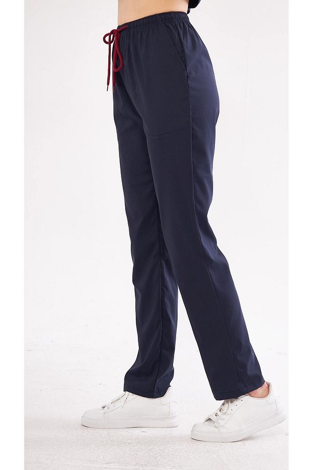 Unisex Likralı Tek Alt Pantolon Lacivert - 2