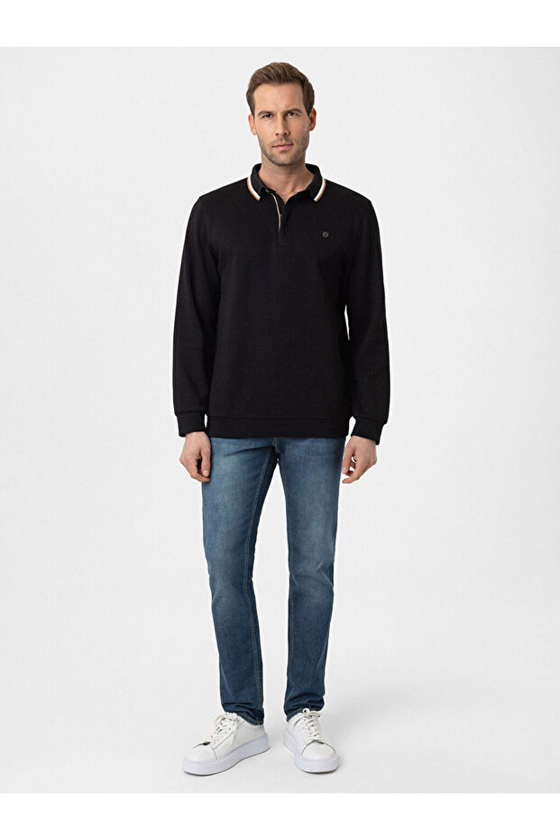 LCWAIKIKI Classic Polo Collar Long Sleeve Pike Men's T-shirt