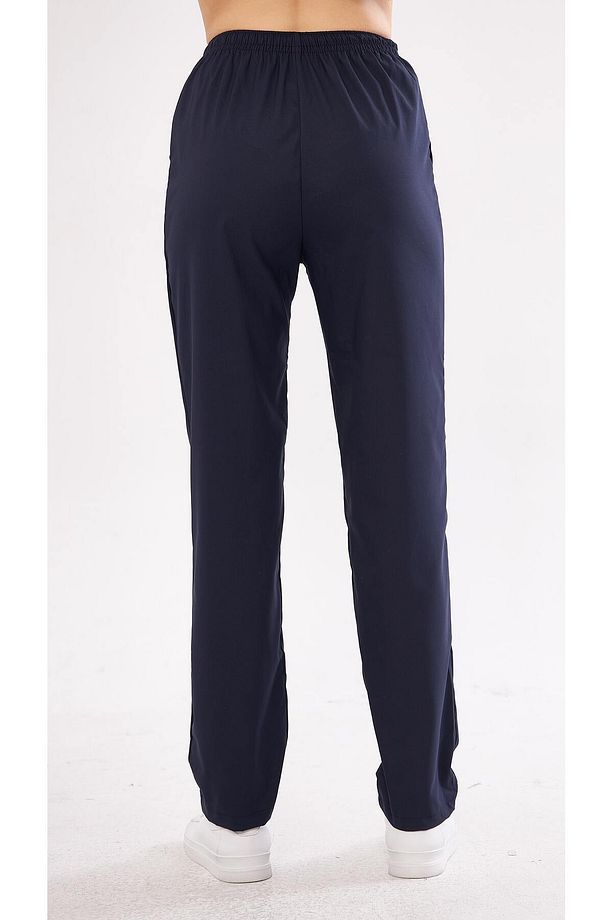 Unisex Likralı Tek Alt Pantolon Lacivert - 4
