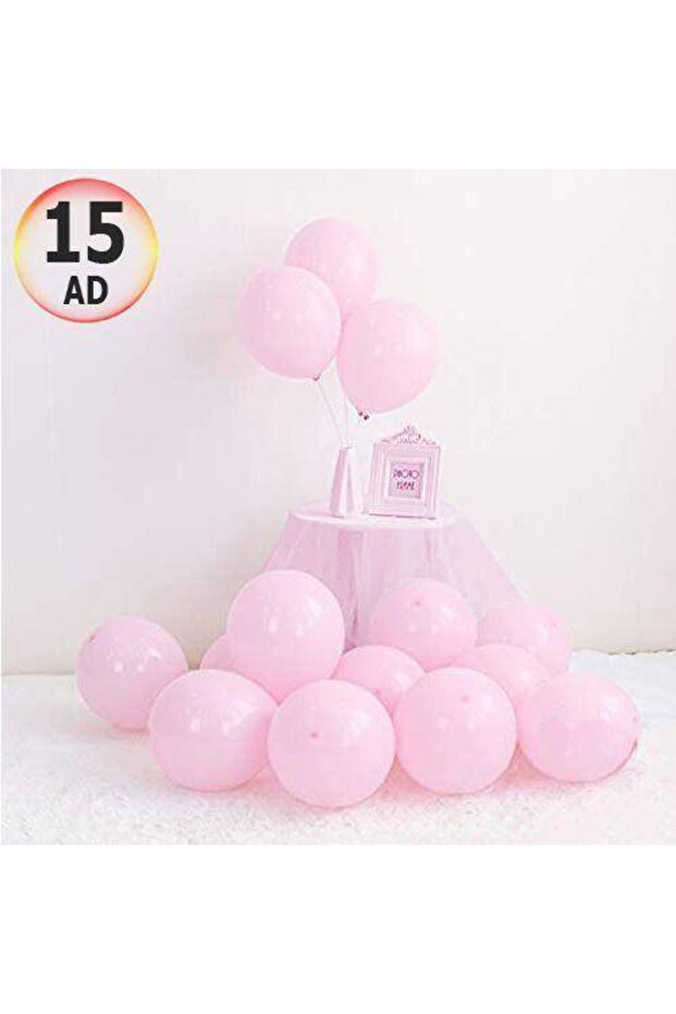 15 Pink Tubing Balloons