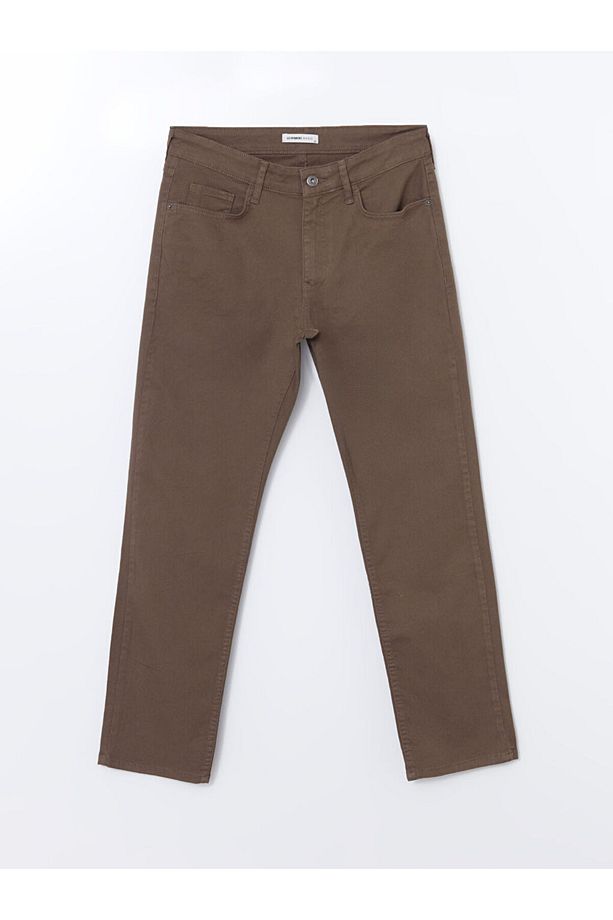 LCWAIKIKI Basic Standart Kalıp Gabardin Erkek Chino Pantolon - 5