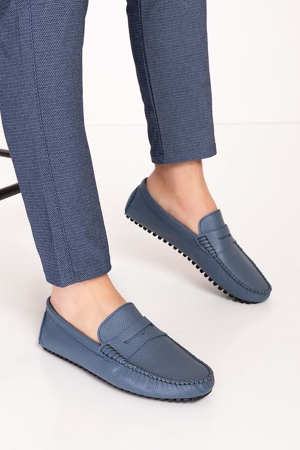 Erkek Hakiki Deri Hafif Taban Loafer Ayakkabı Tx.12503 - 3