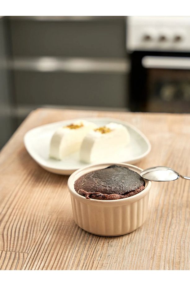 6 Adet 10 Cm 300 ML.Sufle Kabı-Muffin-Cup Cake-Sütlaç-Magnolia-Güveç-Fırın ve Kek Kalıbı. - 3