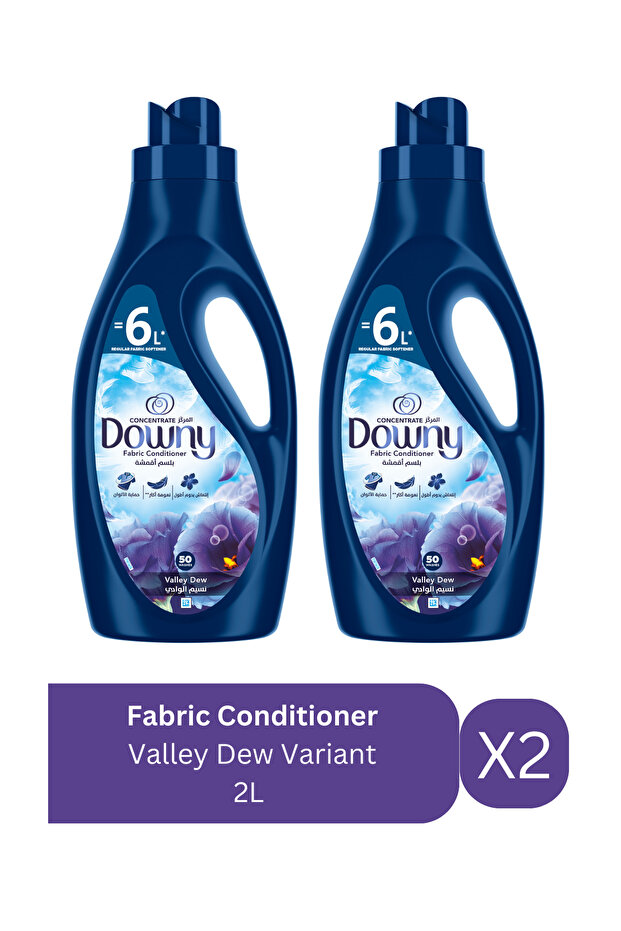 Fabric Conditioner | Valley Dew | 2 L x 2 | Softness & Fresh Care