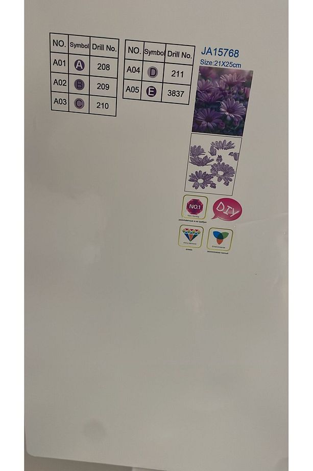BONCUKLU TAŞLI MOZAİK ELMAS BOYAMA GOBLEN TABLO RESİM PUZZLE  SET 21X25 ÇOCUKLAR İÇİN - 4