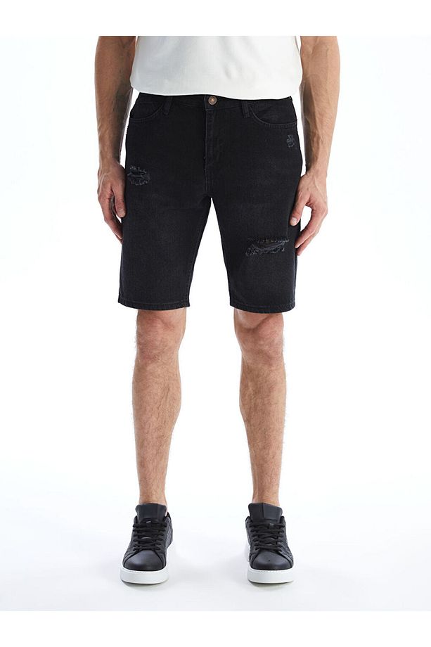 LCW Jeans Standart Kalıp Erkek Jean Şort - 2