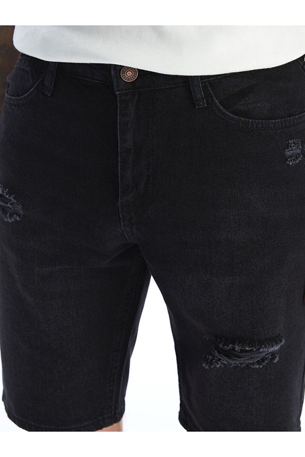 LCW Jeans Standart Kalıp Erkek Jean Şort - 3