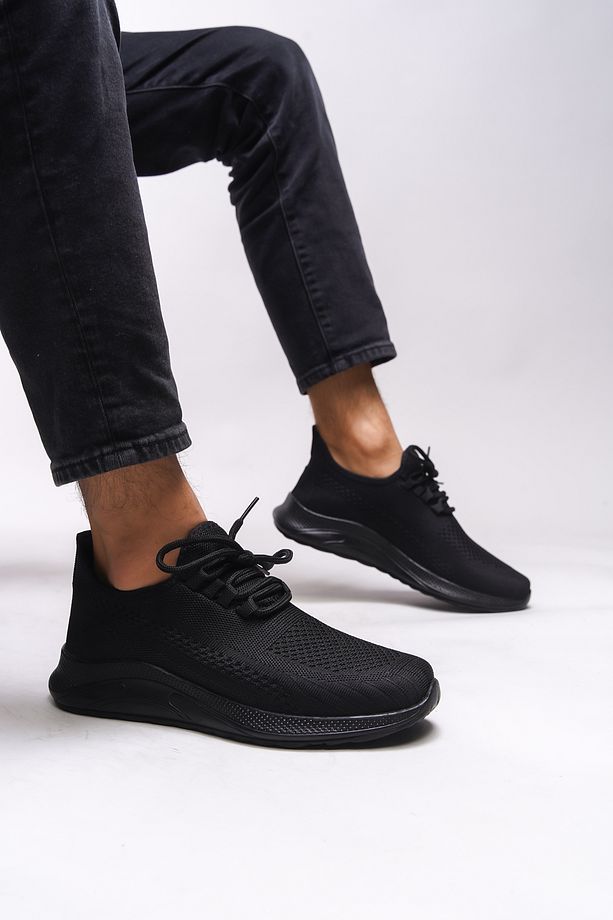 Thiebzar Unisex Sneaker 0012101 Siyah Siyah - 3