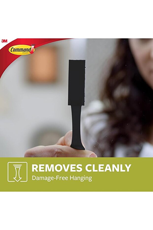 شرائط تعليق الصور 3M Command باللون الأسود مقاس X كبير 4 مجموعات / عبوة - 7