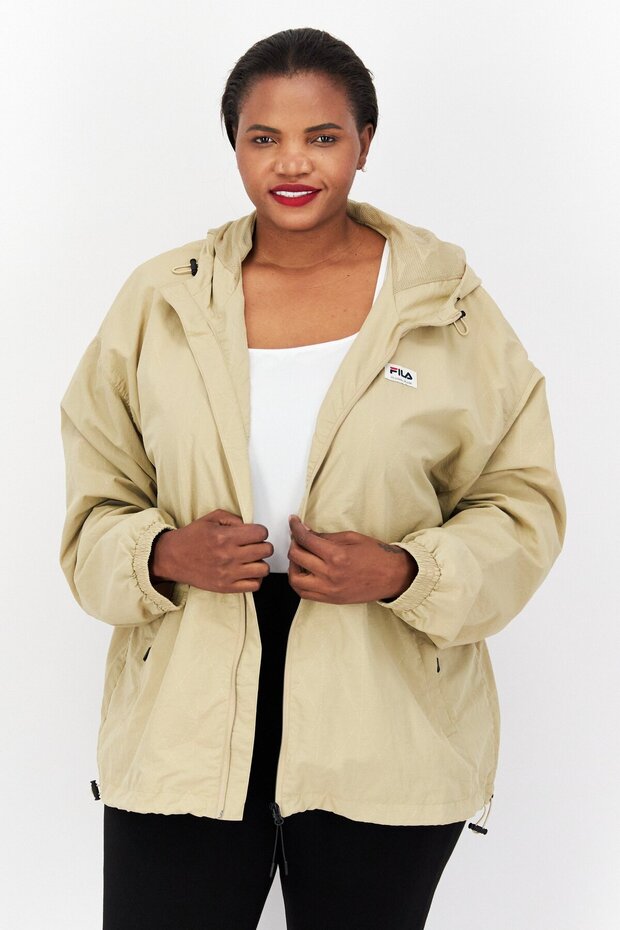 Women Sportswear Fit Training Jacket, Khaki