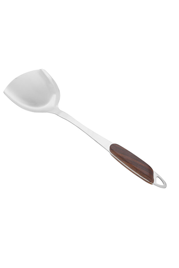 Stainless Steel Turner With Wood Finish Handle, DC2147