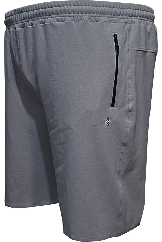 شورت قطني ممشط مقاس كبير - 1