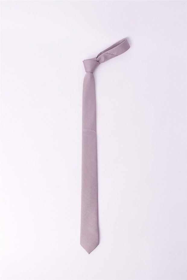 Self Patterned Plain Men's Tie - 3