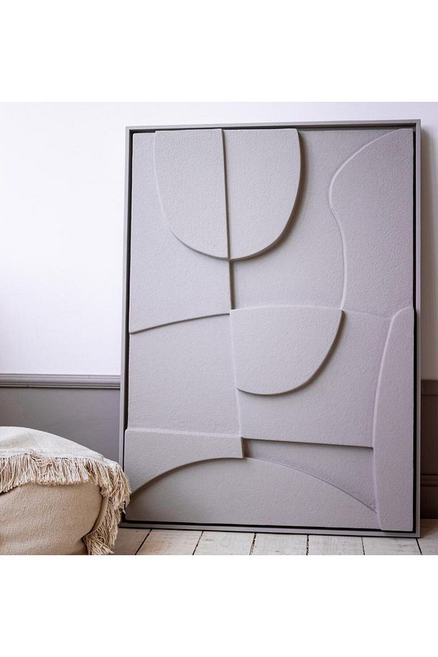 İskandinav Tarzı 3d El Yapımı Texture Dokulu Minimalist Duvar Tablosu (%100 AHŞAP) - 3