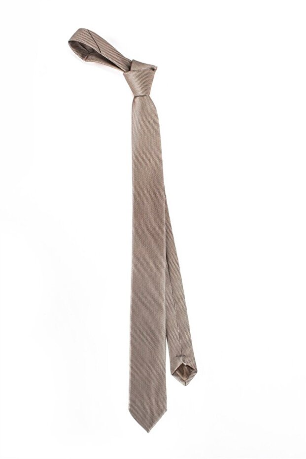ربطة عنق رفيعة للرجال منقوشة ذاتيًا - 3